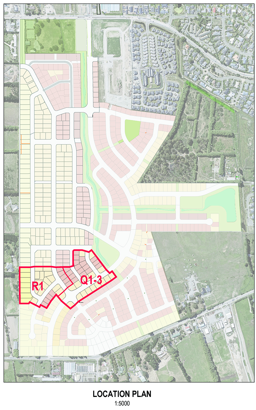 Stage Q1-Q3 & R1 Location Plan