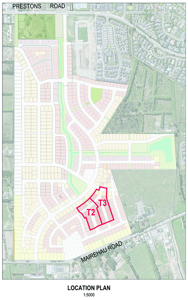 Stage T2 & T3 Location Plan